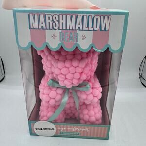 Marshmallow Bear Plushie “Live the Sweet life”  New in Decorative Box giftable